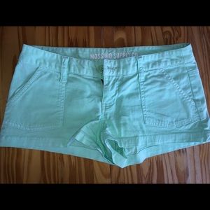 Mint shorts